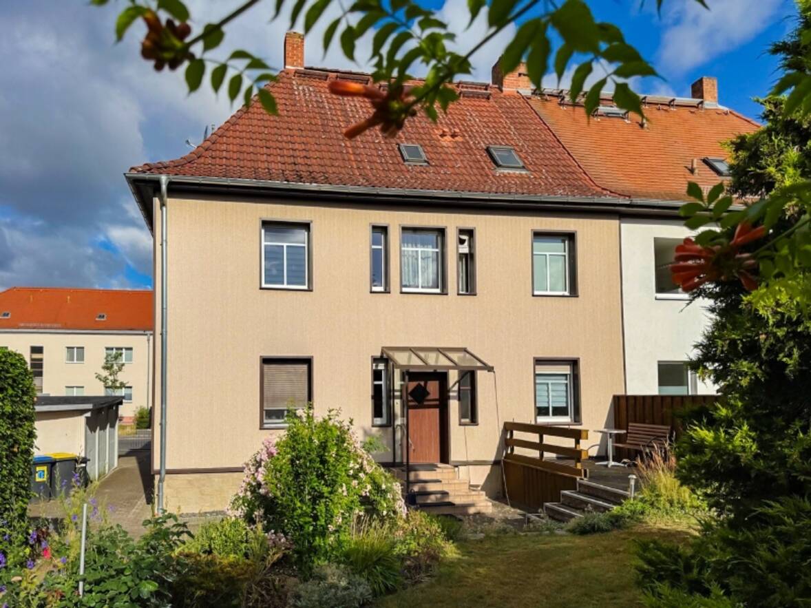 Terrasse am Hauseingang