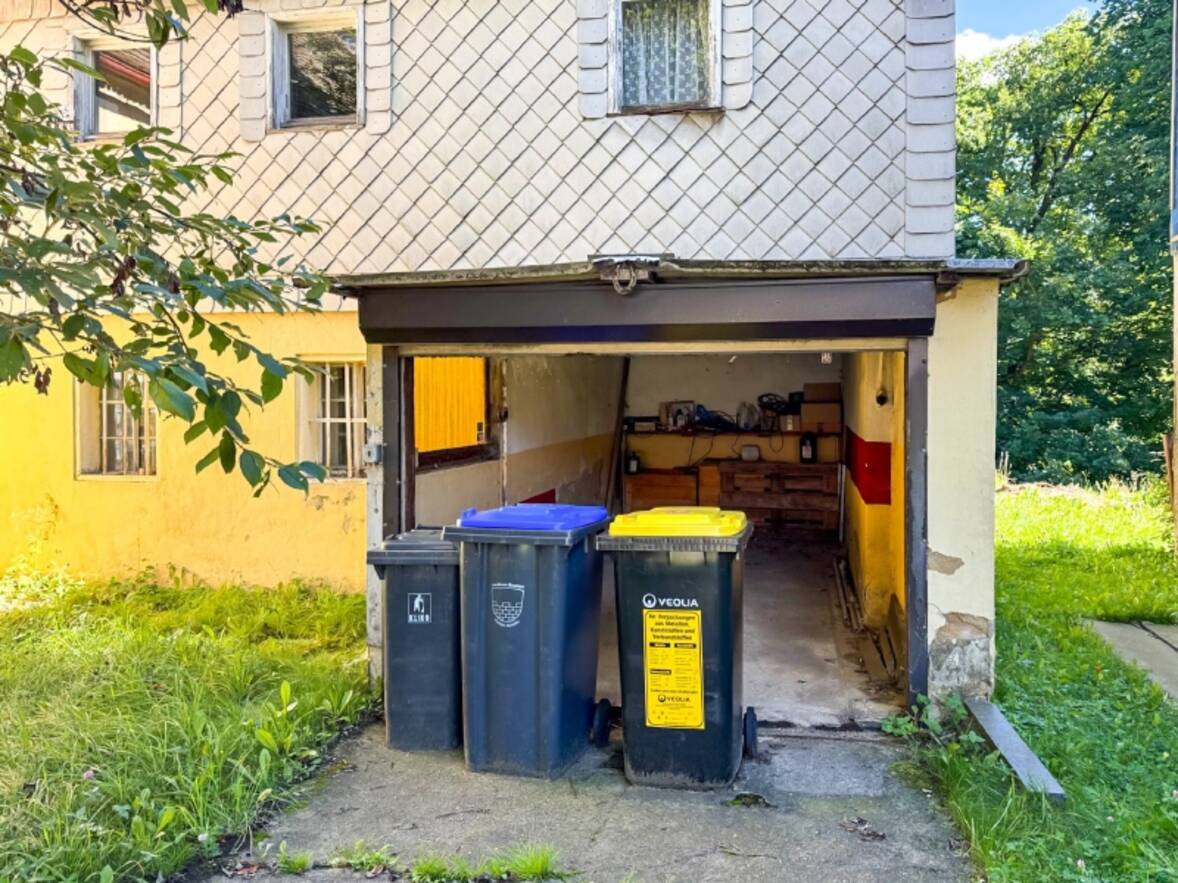 Blick in die Garage