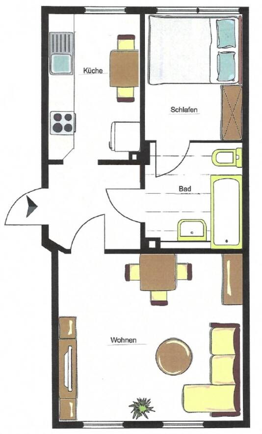 Grundriss möbliert Grundriss möbliert
