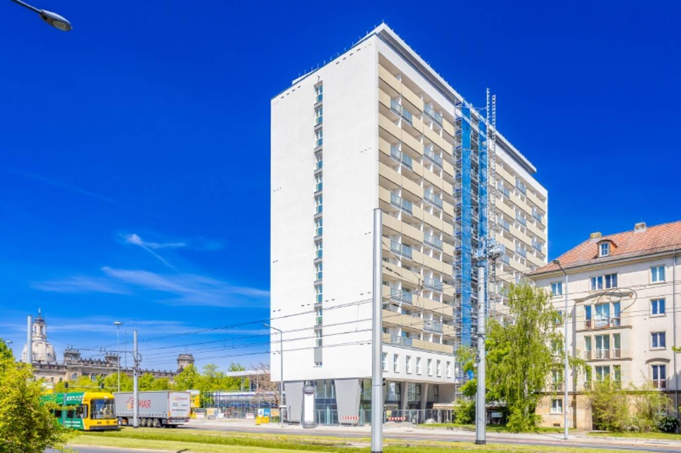 Objektansicht in Bauphase Objektansicht in Bauphase